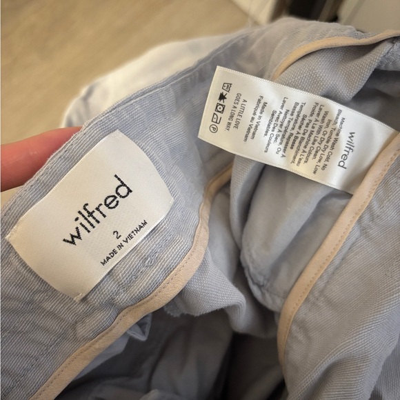 Aritzia Wilfred Cropped Allant Pant (Linen) - Picture 5 of 5